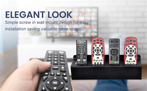 D&V Engineering Metal Wall-Mount Remote Holder | TV, AC, STB, DTH ...