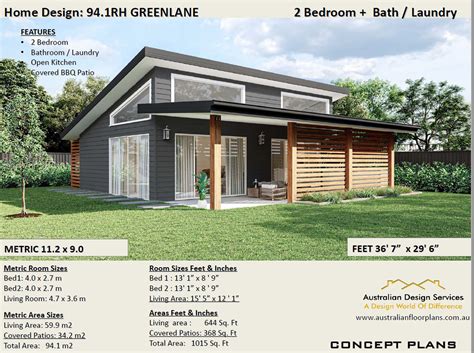 Single Slant Roof House Plan Cine Tour | The Future Of Homes?