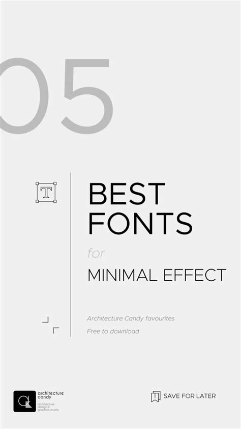 Top 5 Fonts for Minimalist Architecture Portfolios