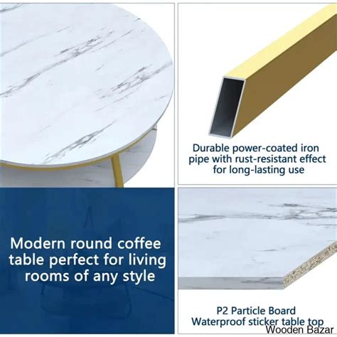 Celine Nesting Coffee and center Table | Wooden Bazar
