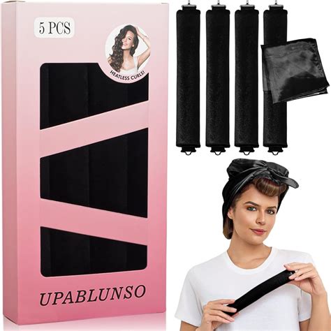 Amazon.com : Heatless Velvet Hair Curler Jumbo - Overnight Heatless ...