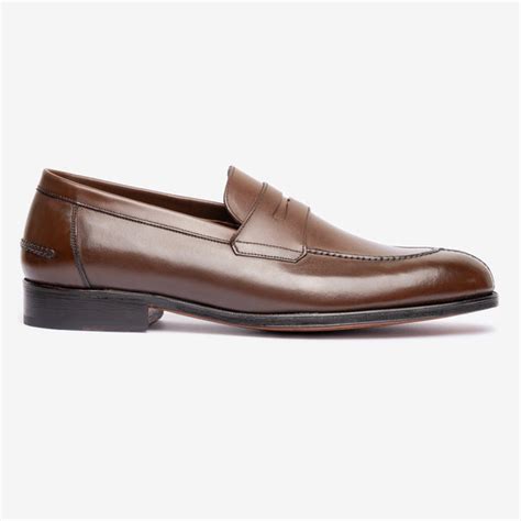 Y-Tip Penny Loafer | Brown - Blake Line