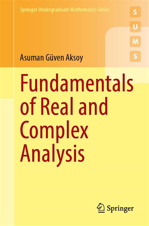 Buy Fundamentals of Real and Complex Analysis (Springer Undergraduate ...
