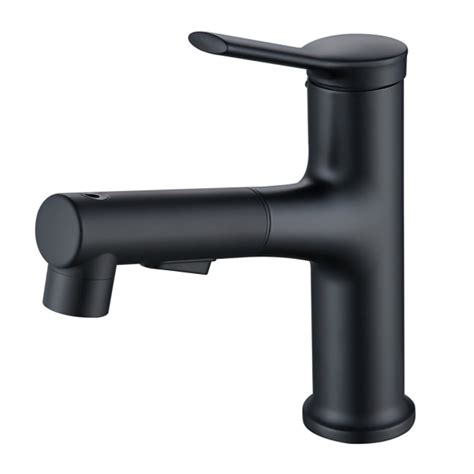 RBROHANT 7.09" Bathroom Sink Faucet with Pull Out Sprayer,Three ...