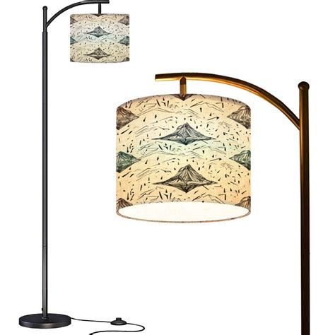 Arc Floor Lamps Inspirational mountain seamless pattern for print ...