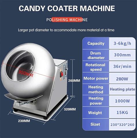 OJHGRDFV 280W Electric Candy Polishing Machine,Commercial India | Ubuy