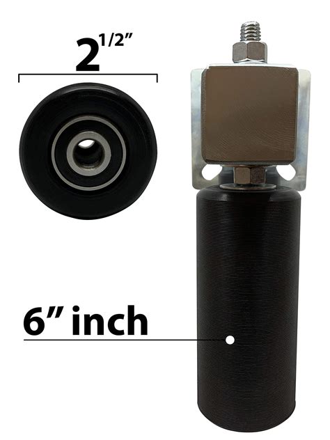 Buy Adjustable Slide Gate Guide Rollers Upper Bolted Bracket Mount 6 ...