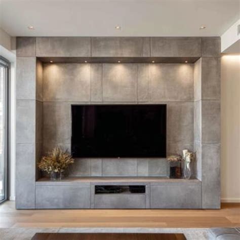 124 Grey Modern TV Unit Design Ideas in 2026