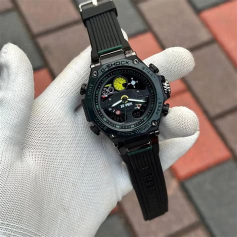 Casio G-Shock Ferrari Analog-Digital Black Dial x Black Strap Men's Wa ...