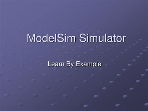 ModelSim VHDL 的图像结果