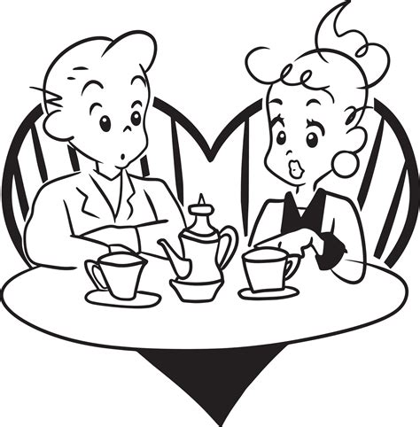 Image result for Speed Dating Cartoon Coloring Pages