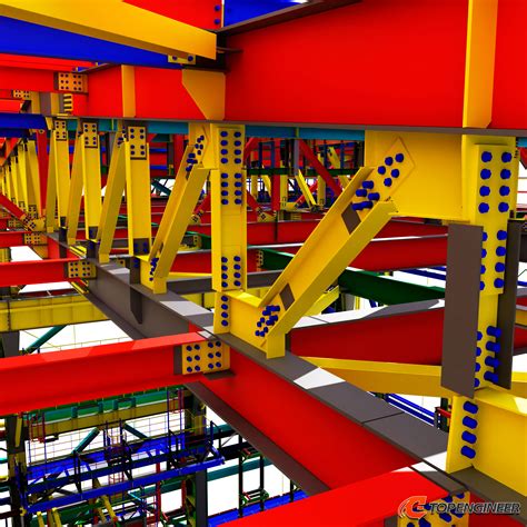 Structural detailing in Tekla for gas processing building | Top ...