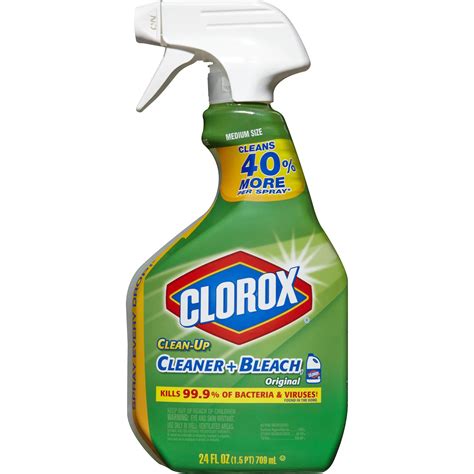Clorox Clean Up All Purpose Cleaner Spray Bottle With Bleach Sds at ...