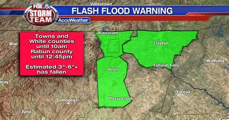 Flash flooding possible through Wednesday evening | FOX 5 Atlanta