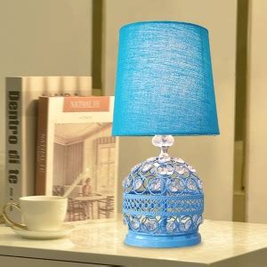 Homesake Modern Small Crystal Table Lamp,Turquoise Table Lamp Price in ...