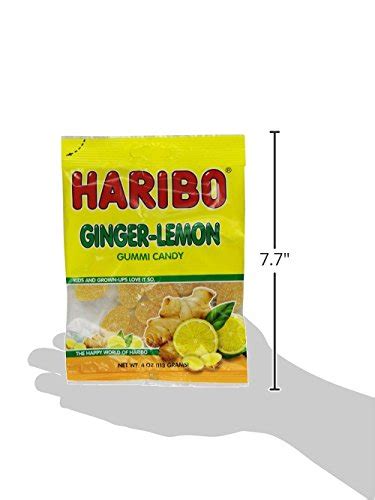 Haribo Gummi Candy, Ginger-Lemon, 4 oz. Bag Pack of | Ubuy India