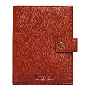 ABYS Genuine Leather Bomaby Brown Card Case|Card Holder |Travel Wallet ...