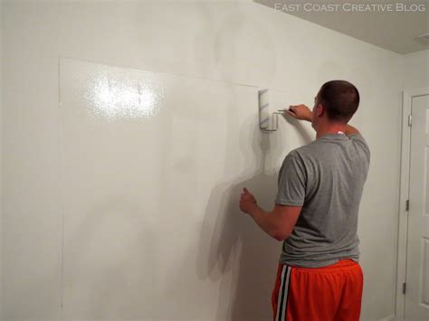 How to Paint a Whiteboard Wall | East Coast Creative