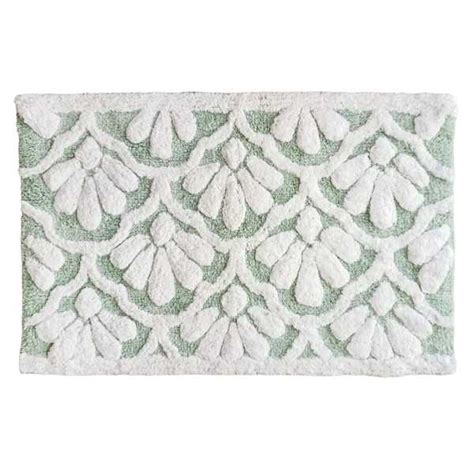 Providence Sea Green Shell Bath Rug 20x30 | Bath Decor | At Home