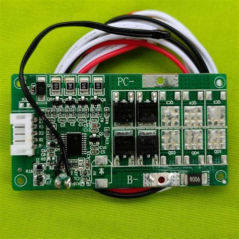 OLEIO~ BMS PCB for LFP Cells 4S, 10A PCB, 12.8V Lithium-Iron Phosphate ...