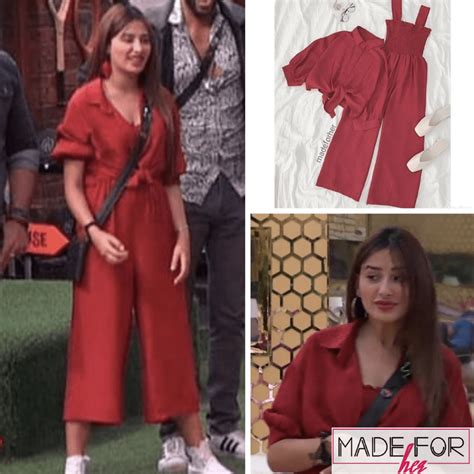 Mahira Sharma In Our Angel Jumpsuit With Shirt – Made For Her Label