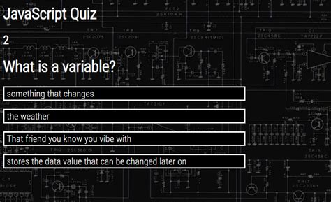 Image result for JavaScript W3Schools Quiz