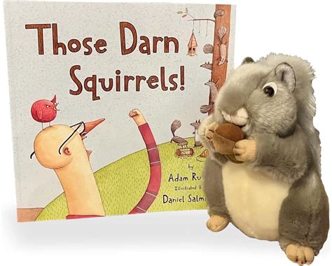Amazon.com: Aurora World Grey Squirrel Plush and Those Darn Squirrels ...