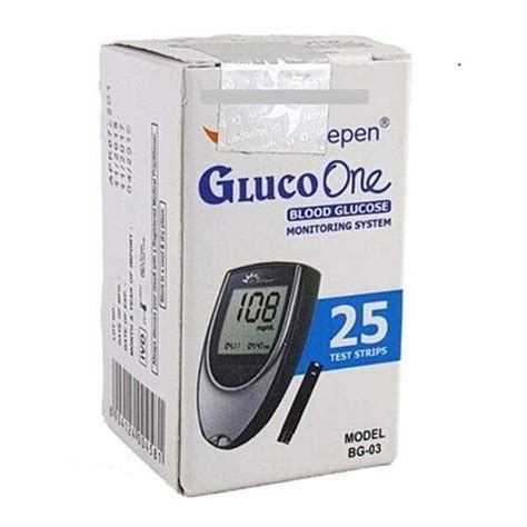 Dr. Morepen Gluco One BG-03 Blood Glucose Test Strips, 25 Count Price ...