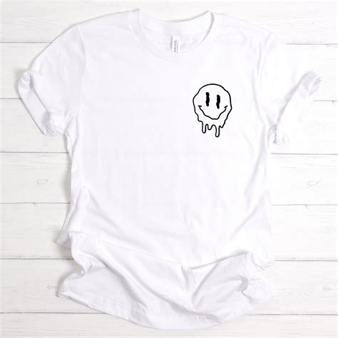 Melting Smiley Face Shirt, Melty Face Shirt, Melting Face Shirt, Drippy ...