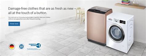 Bosch home appliances: experience quality, reliability and precision.