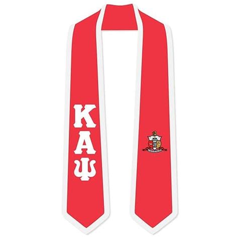 Buy Kappa Alpha Psi Greek 2 Tone Lettered Graduation Sash Stole Online ...