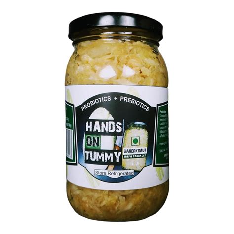 Hands On Tummy - Sauerkraut (Napa/Chinese Cabbages) - Probiotic Pickle ...