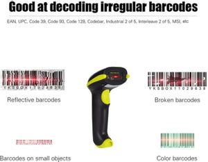 F2C wireless barcode scanner Wireless Handheld Barcode Scanner 2-in-1 ...