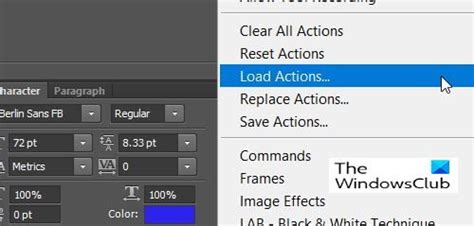 How to Install Photoshop Actions 的图像结果
