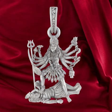 Embrace the Power of Maa Kaali - Pendant for Protection (92.5% purity ...