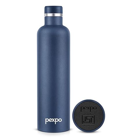 Go24 pexpo Water Bottle 1 LTR Stainless Steel | Hot and Cold Flask ...