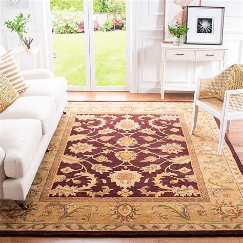 Safavieh Cl244 Dark Plum/Gold Traditional 8ft-3in x 11ft Large ...