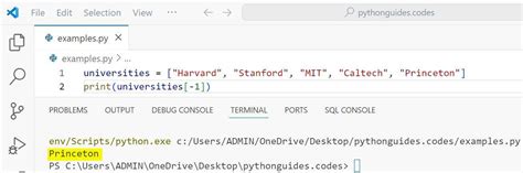 How to Use Index Python 的图像结果