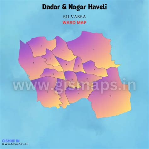 Silvassa Ward Map