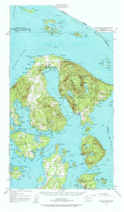Orcas Island Map