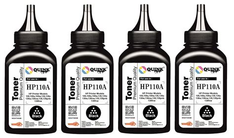 QUINK W1112A / 110A Black Toner Powder Refil for HP 110A Toner ...