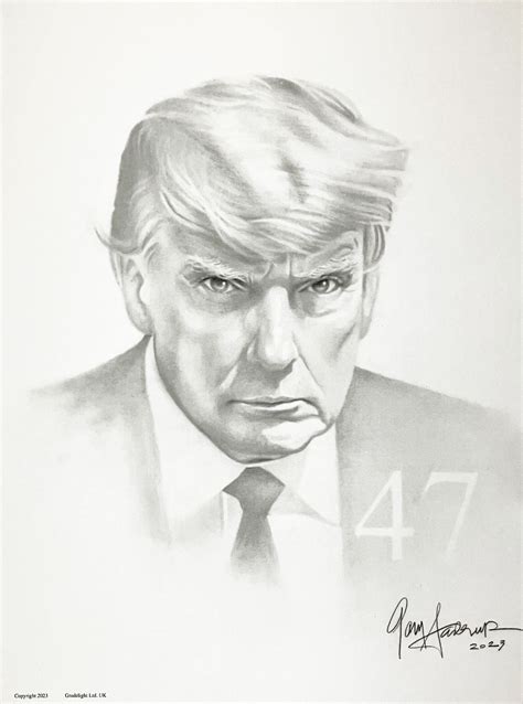 Donald Trump Mug Shot Prints by Gary Saderup | Gallery4Collectors.com