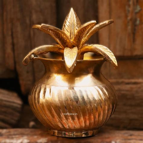 6" Brass Kalash Figurines - Craftview