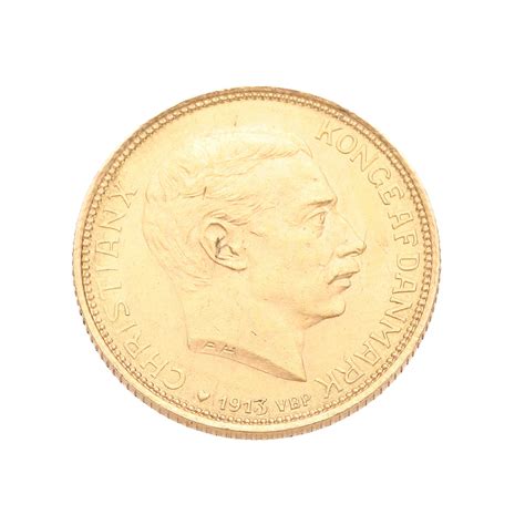 Danmark. 20-kroner guld 1913 | Lauritz.com