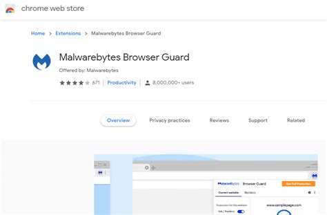 Malwarebytes Browser Guard Vs Other Extensions 的图像结果