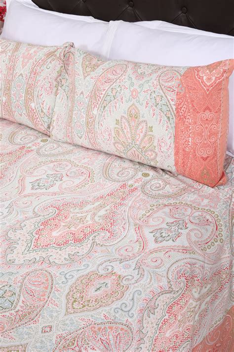 Buy Victorian Summer Cotton Bedsheet Online | Shahenaz India
