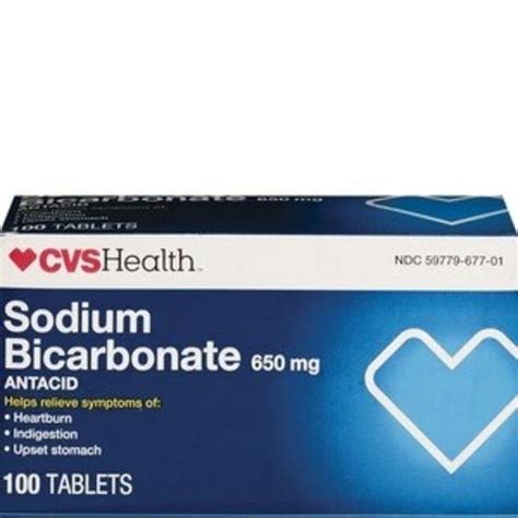 CVS Health Sodium Bicarbonate 650 Mg Antacid (100 ct) Delivery or Pickup Near Me - Instacart