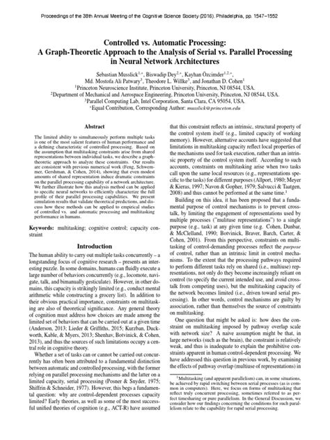 Image result for Serial versus Parallel Processing
