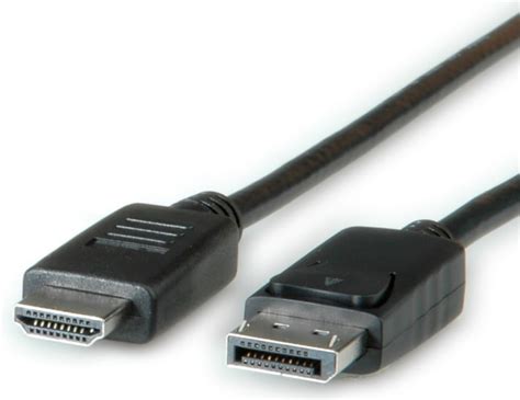 11.04.5780-10 Roline | Roline Male DisplayPort to Male HDMI, Polyvinyl ...
