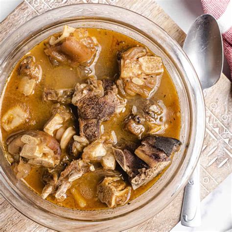 Cow Foot Soup (Cow Heel Soup) - Low Carb Africa